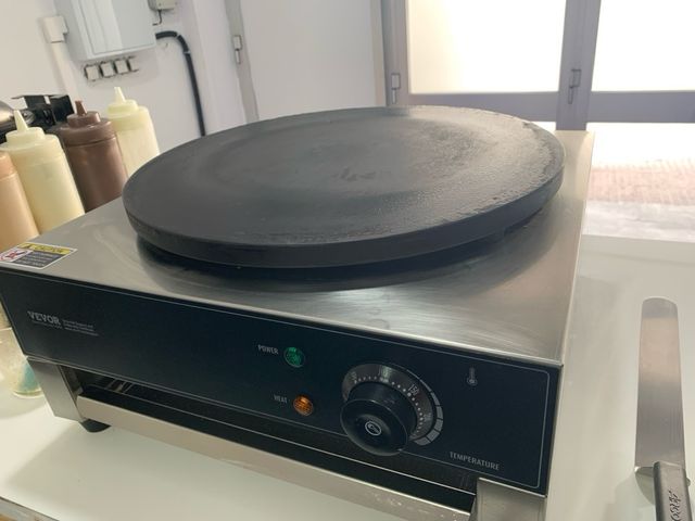 Crepera VEVOR 40 cm poco uso incluye accesorios