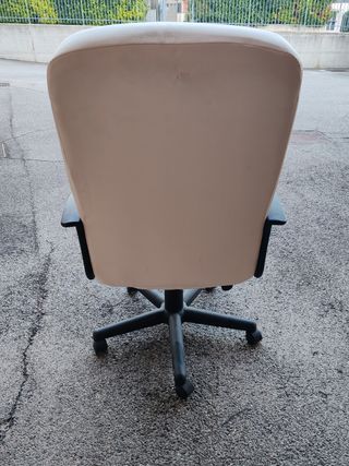 Sedia ufficio Ikea beige/nera