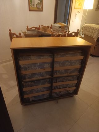Cama supletoria tipo cómoda