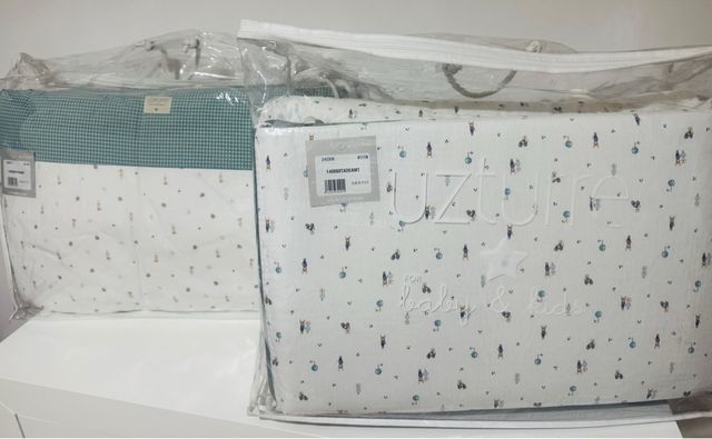 Edredón y protector cuna UZTURRE nuevo