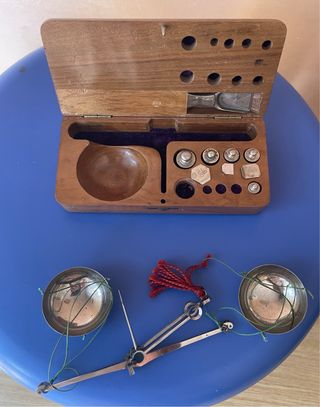 Antica bilancia bilancino orologiaio orafo Farmaci