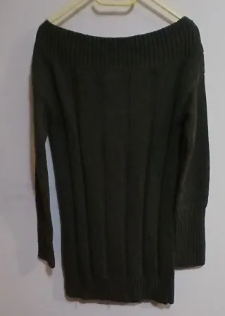 Vestido Pull&Bear gris trenzado. Sólo hoy 8.95€