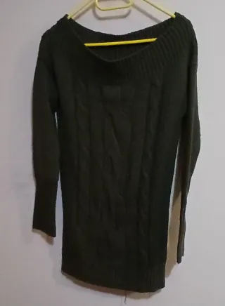 Vestido Pull&Bear gris trenzado. Sólo hoy 8.95€