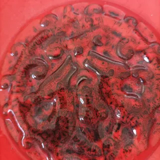 Grande ciotola in ceramica rossa