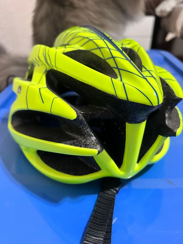 Casco Bicicleta S/M Amarillo Neón