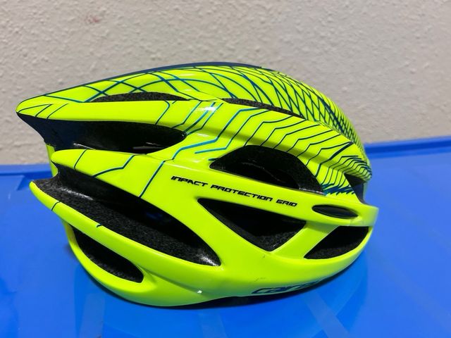 Casco Bicicleta S/M Amarillo Neón