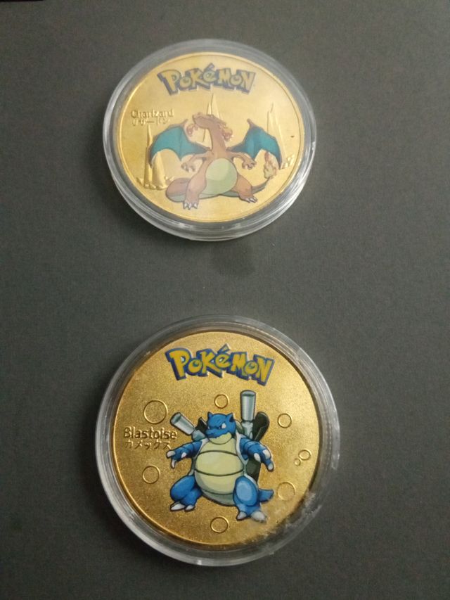 Monedas Coleccionistas Pokémon Doradas