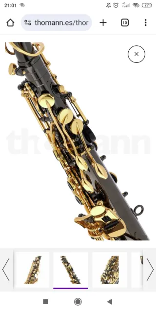 Saxofón Thomann TAS-180 Negro