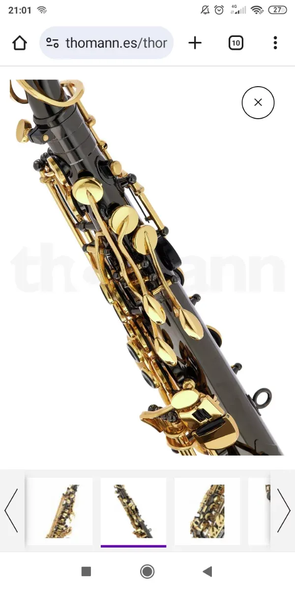 Saxofón Thomann TAS-180 Negro