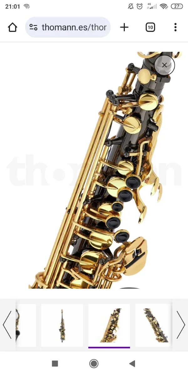 Saxofón Thomann TAS-180 Negro