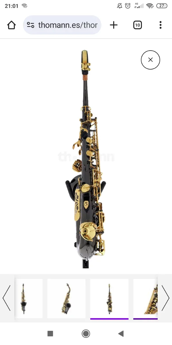 Saxofón Thomann TAS-180 Negro