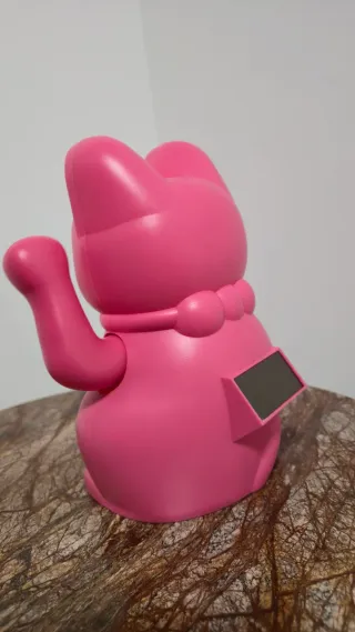 Gato da Sorte Maneki-neko Rosa