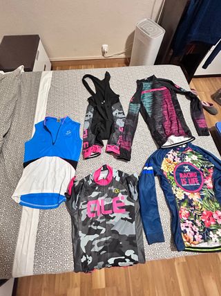 Lote Ropa Ciclismo Mujer talla S