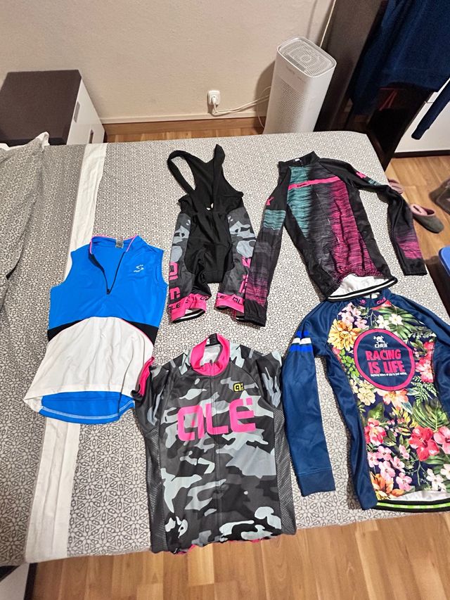 Lote Ropa Ciclismo Mujer talla S