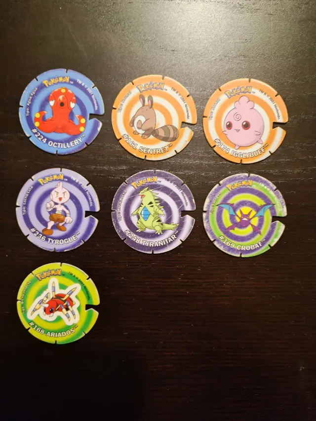 Tazos Pokémon voa