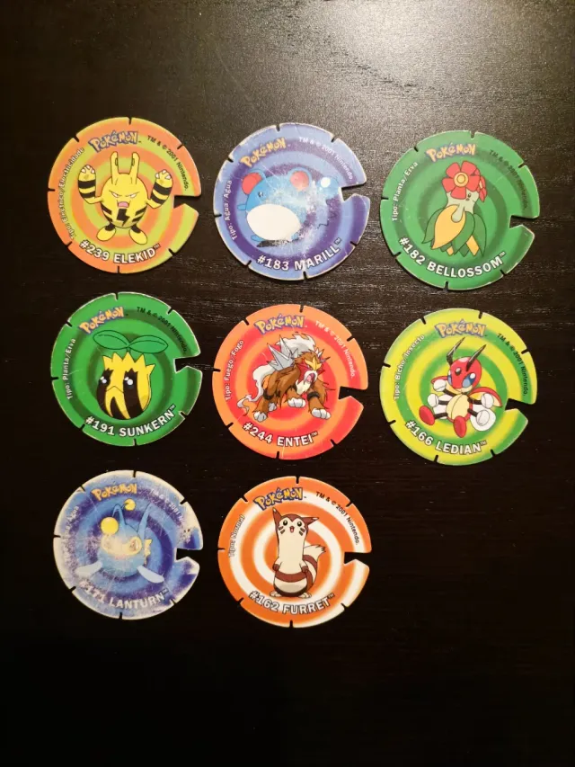 Tazos Pokémon voa