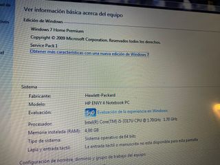 HP ENVY PORTATIL ULTRABOOK ORDENADOR BEATS 3usosI5