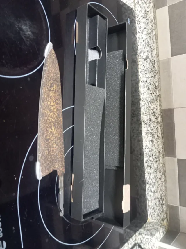 Cuchillo Chef Damasco Sin Mango