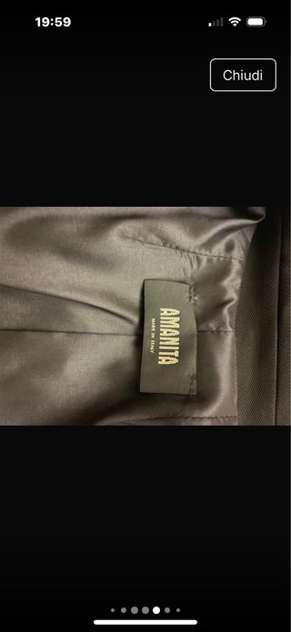 Tailleur pantalone nero taglia 46 slim