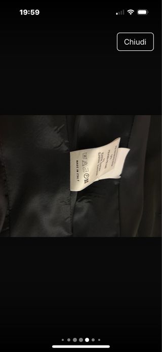 Tailleur pantalone nero taglia 46 slim