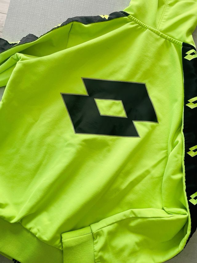 Felpa Lotto con zip e cappuccio