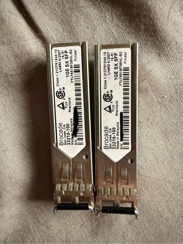 Brocade SFP 1G SX – Finisar FTLF8519P3BNL-B2