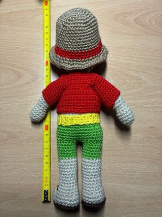 Muñeco de ganchillo hecho a mano. Luffy-One Piece