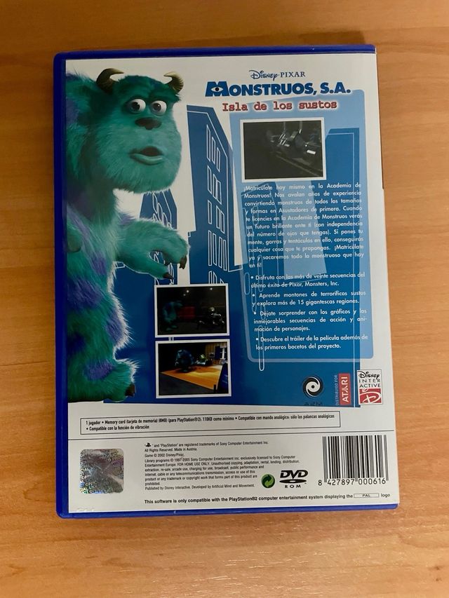 Monstruos S.A. Isla de los sustos PS2