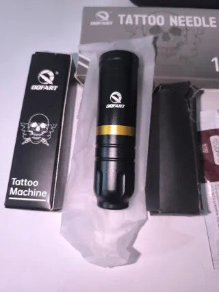 Maquina para tatuar inalámbrica y accesorios