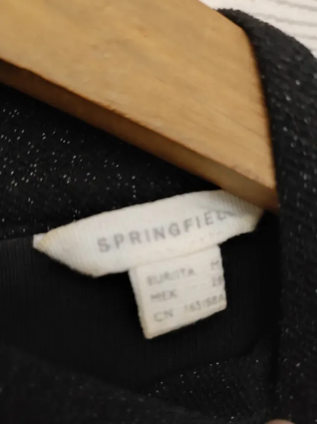 Vestido Springfield Negro