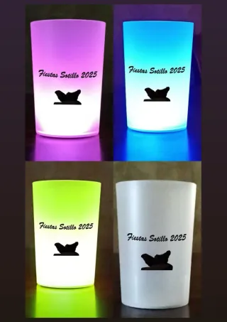 Vasos LED Personalizables