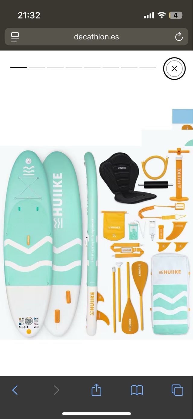 Tabla paddle surf SUP hinchable HUIIKE