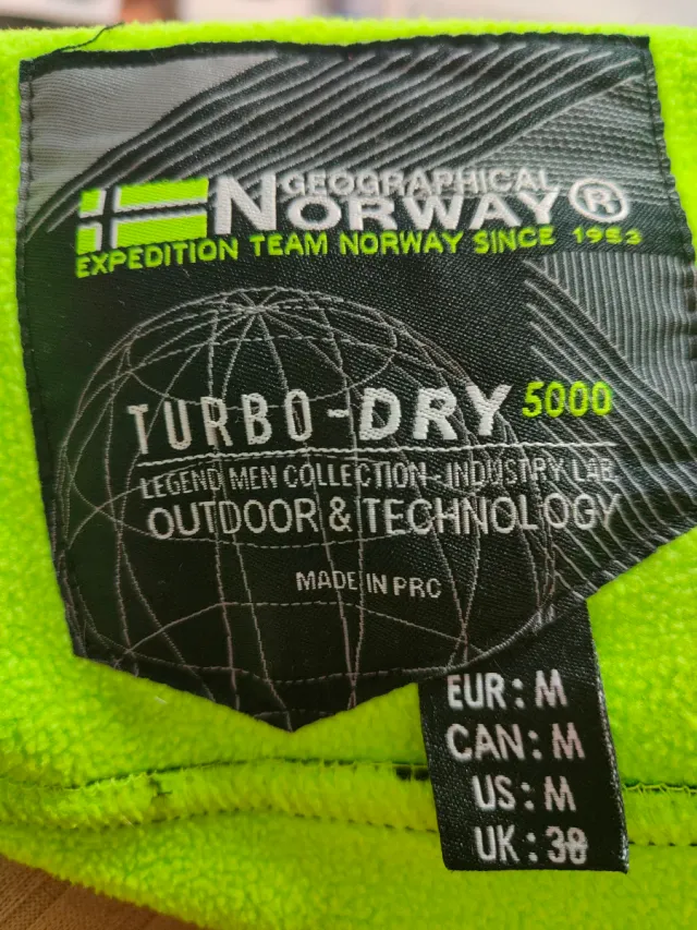 Chaqueta Geographical Norway Negra