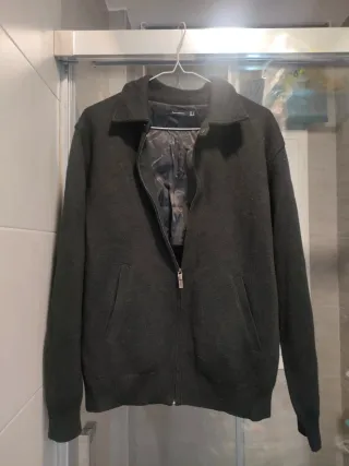 Chaqueta de punto negra Talla L