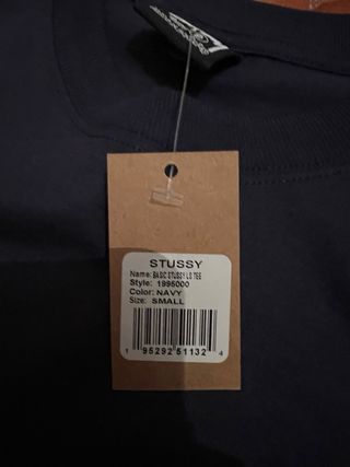 Camiseta Stüssy Negra Manga Larga
