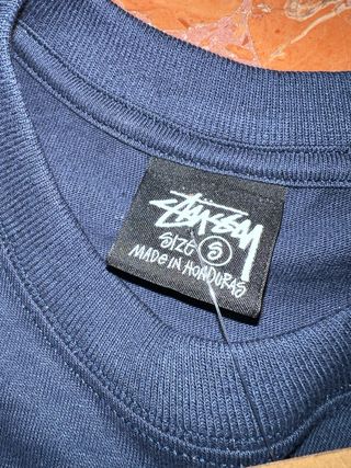 Camiseta Stüssy Negra Manga Larga