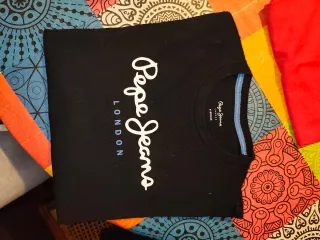 T-shirt Pepe Jeans Preta Tamanho M