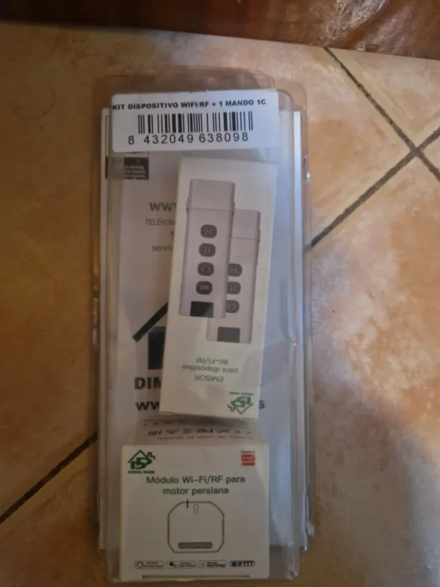 Kit Motor Persiana 10Nm + 2 Mandos