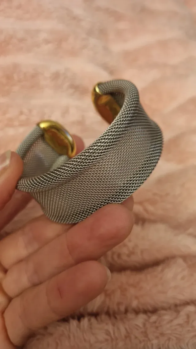 Brazalete Tous acero y oro