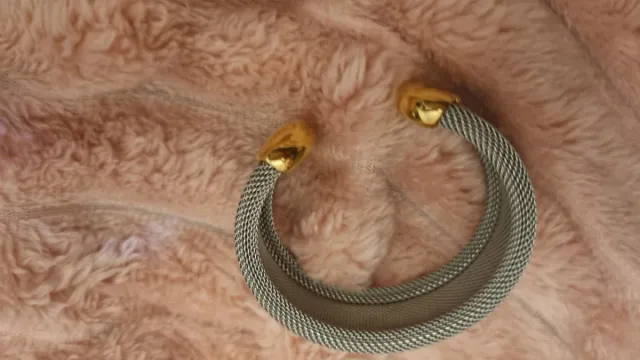 Brazalete Tous acero y oro