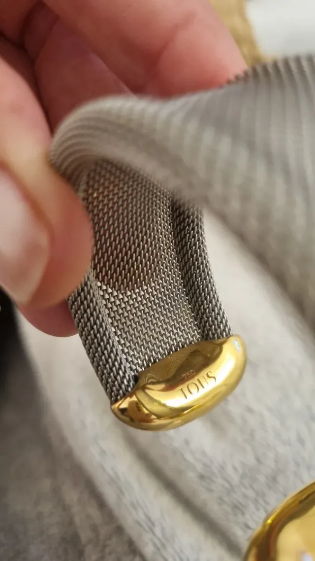 Brazalete Tous acero y oro