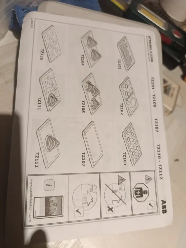 5 Tapas Abb Tz101 membrana