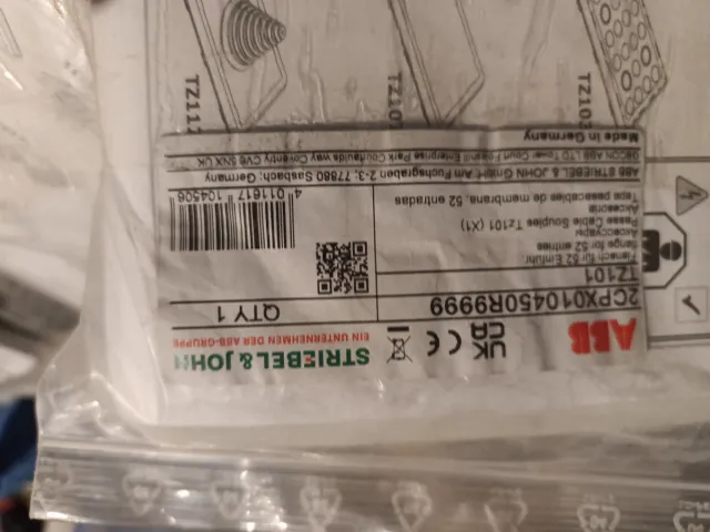 5 Tapas Abb Tz101 membrana