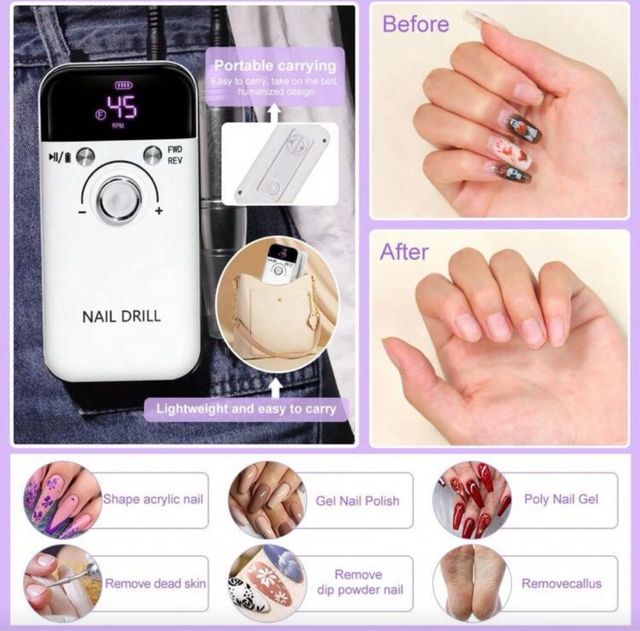 Trapano elettrico professionale per unghie