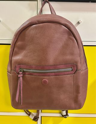 Mochila D. Cristina Nueva Rosa/Marrón