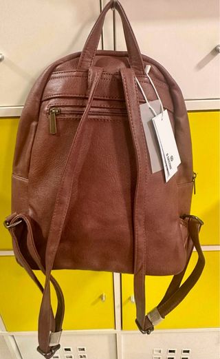 Mochila D. Cristina Nueva Rosa/Marrón