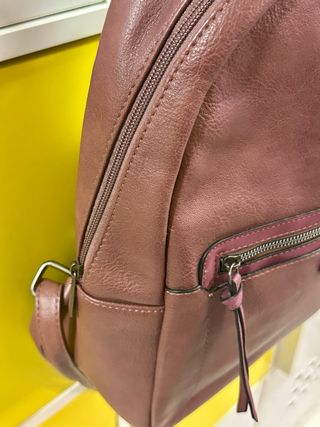 Mochila D. Cristina Nueva Rosa/Marrón