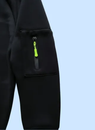 Sudadera deportiva con capucha y cremallera XL