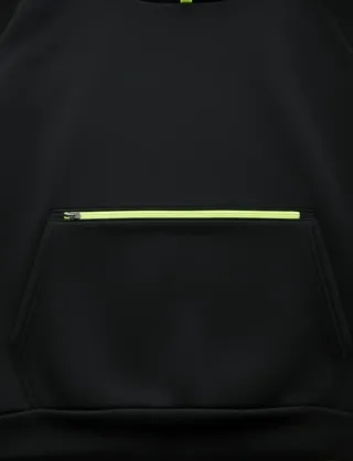 Sudadera deportiva con capucha y cremallera XL