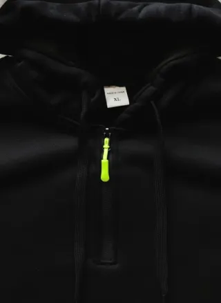 Sudadera deportiva con capucha y cremallera XL